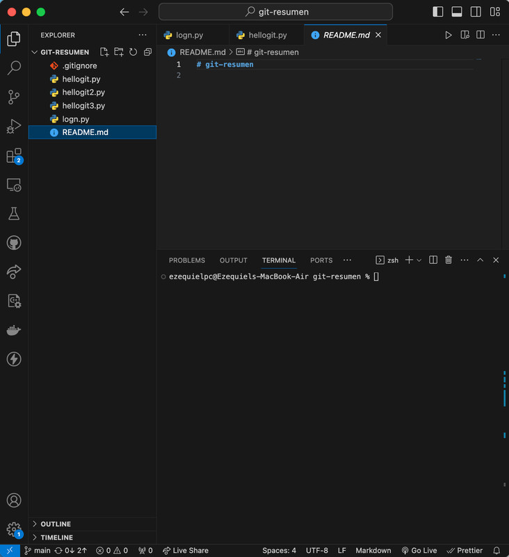 Repositorio actualizado Git fetch y git pull