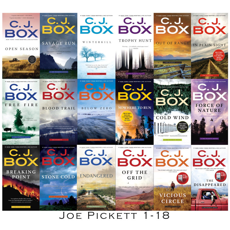 JOE PICKETT Detective Series By CJ Box Collection Set Of Paperback joe-pickett-detective-series-by-cj-box-collection-set-of-paperback