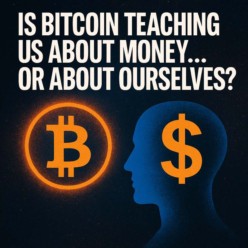 Is Bitcoin teaching us about money… or about ourselves?