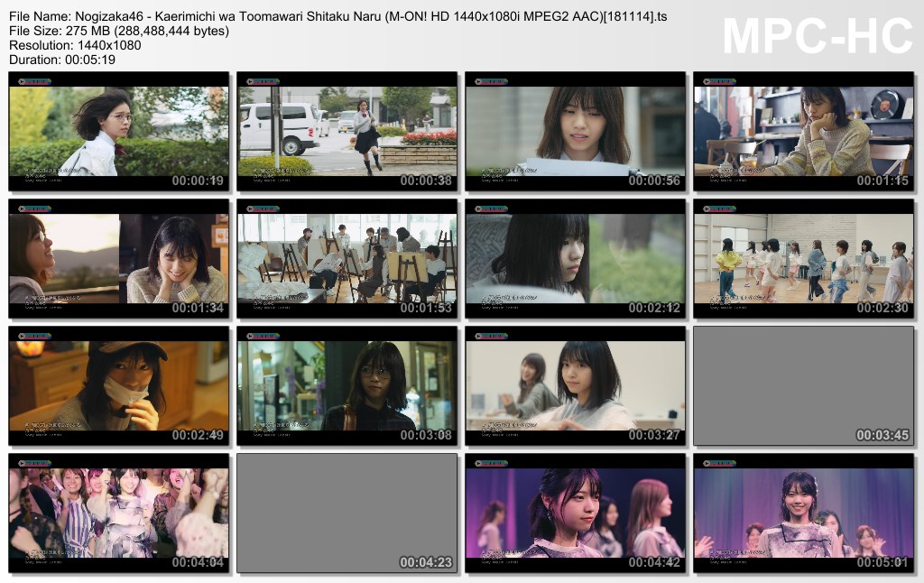 Nogizaka46 - Kaerimichi wa Toomawari Shitaku Naru (M-ON! HD 1440