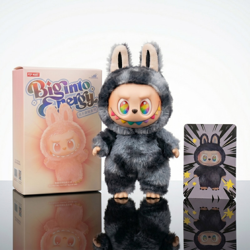 labubu 3.0シークレット 本体 POP MART Labubu Grey V3 Secret ID Hidden Secret ID Grey Rare