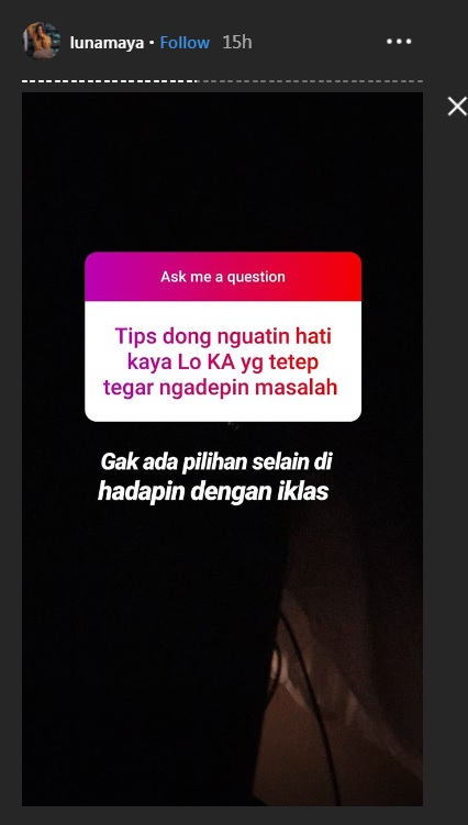 Jawaban Luna Maya