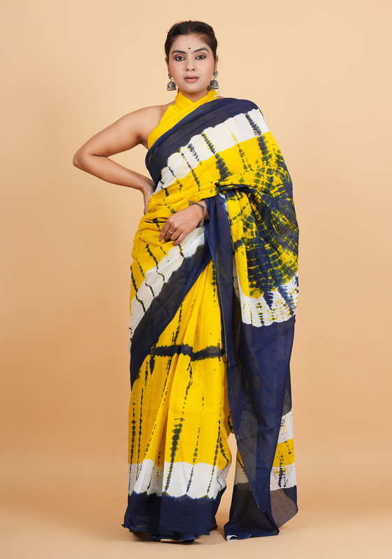 Yellow Blue Shibori 385