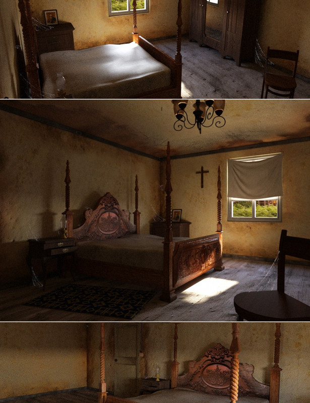 Abandoned Room by Daz Originals and Digitallab3D