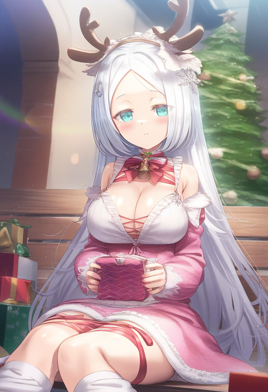 1girl, ks (xephyrks), ohlia, {kobayashi ritz}, reoen, [[liduke]],{{{{gift, reind s-245382328