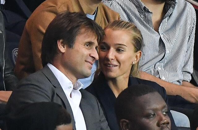 Fabrice with his wife