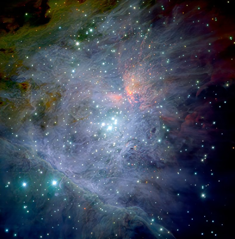 nebulosa Orin m-42 con el VLT 