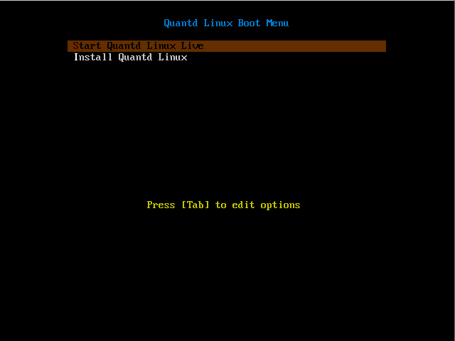 Quantd Linux Boot