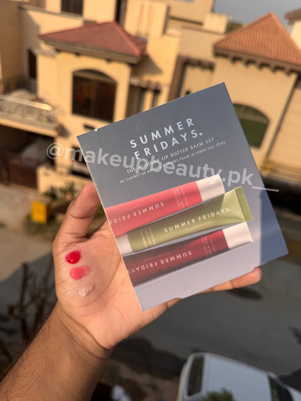 Summer Fridays The Holiday Lip butter balm Trio set Full size. - image 2