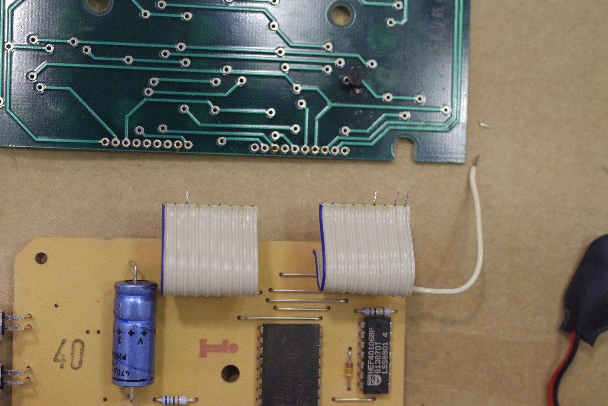 Bankabel ausgelötet