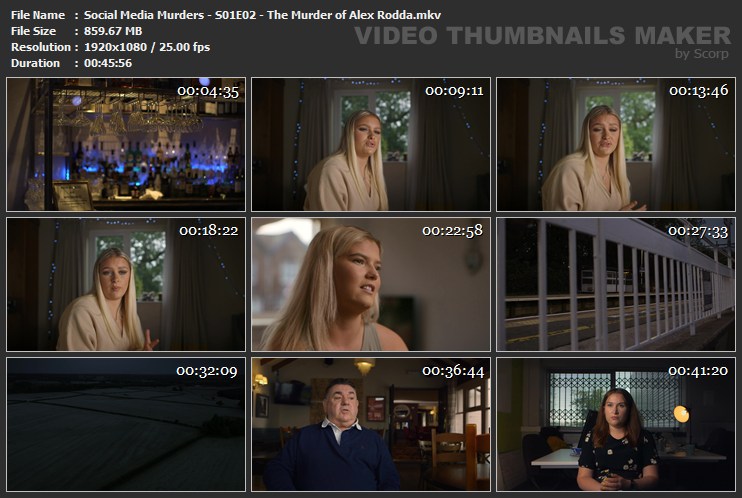 Social Media Murders - S01E02 - The Murder of Alex Rodda.mkv