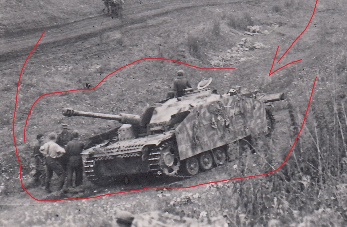 Foto Soldat Panzer Tank Orel Sturmgeschütz Langr