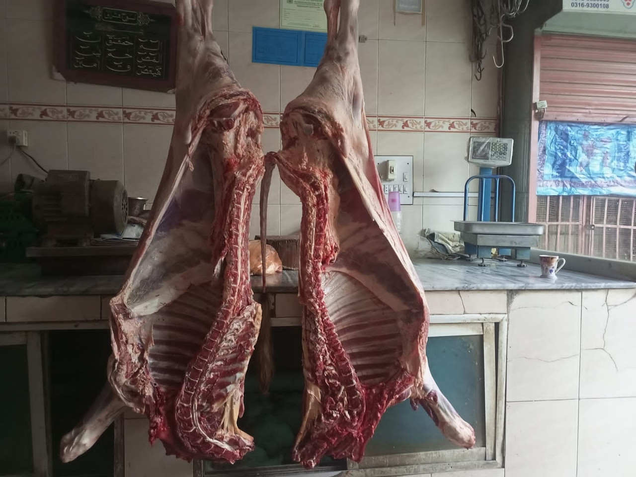 Halal Slaughtered Fresh Mutton Halves