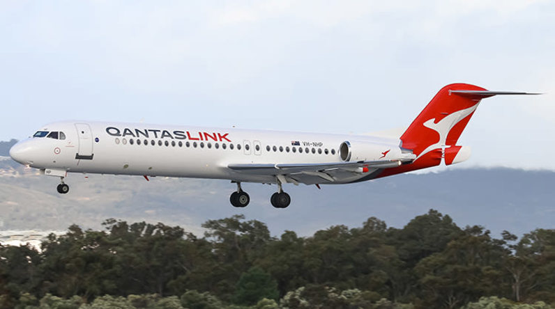 Qantaslink F100 VH NHP Dylan Thomas