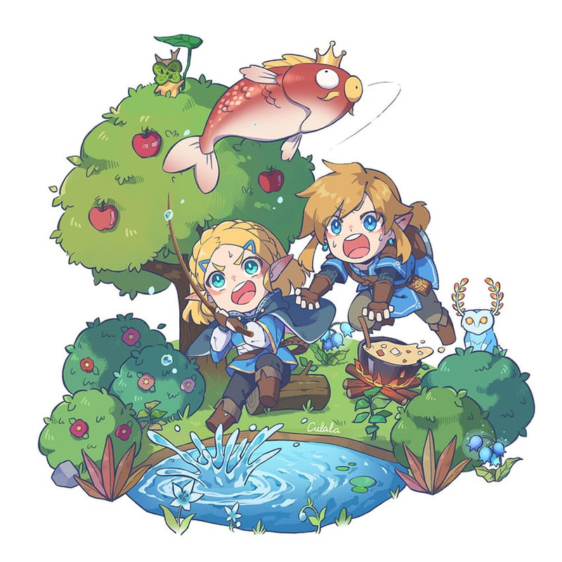 link-princess-zelda-magikarp-korok-and-b