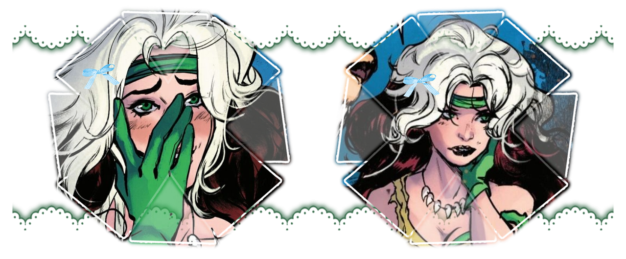 pfp mask + graphic by me, art is official comic art