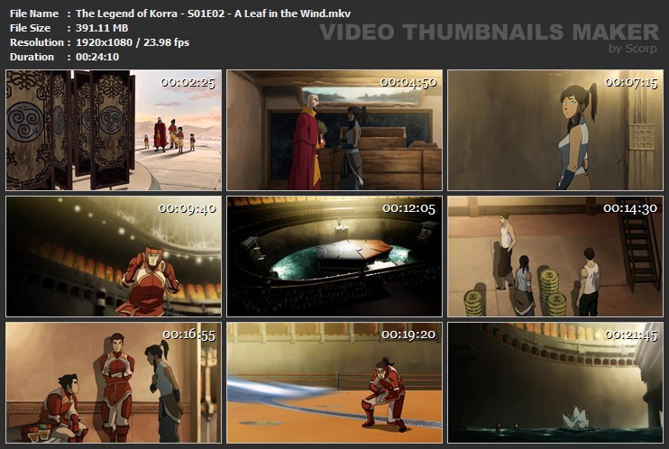 The Legend of Korra - S01E02 - A Leaf in the Wind.mkv