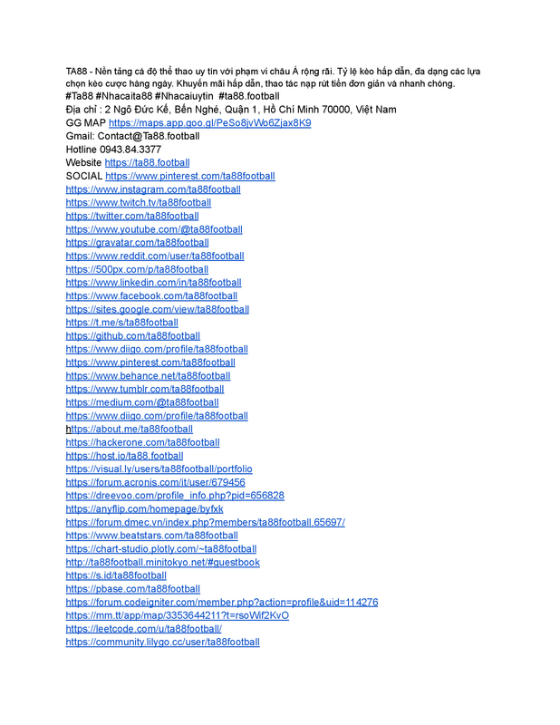 TA88 _ Nhà Cái Uy Tín Châu Á _ Cá Cược Thể Thao Hàng Đầu (1)