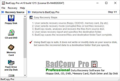 BadCopy Pro 4.10 Build 1215