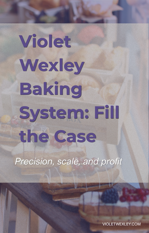 The Violet Wexley Baking System: Fill the Case — manual cover