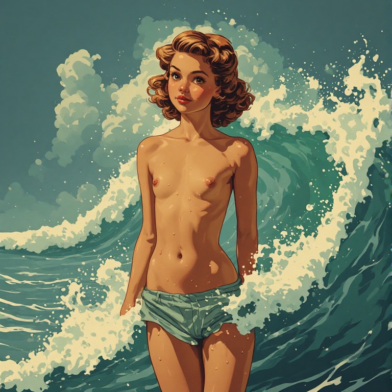 Pin-Up-style-Nakked-Young-Girl-(24)