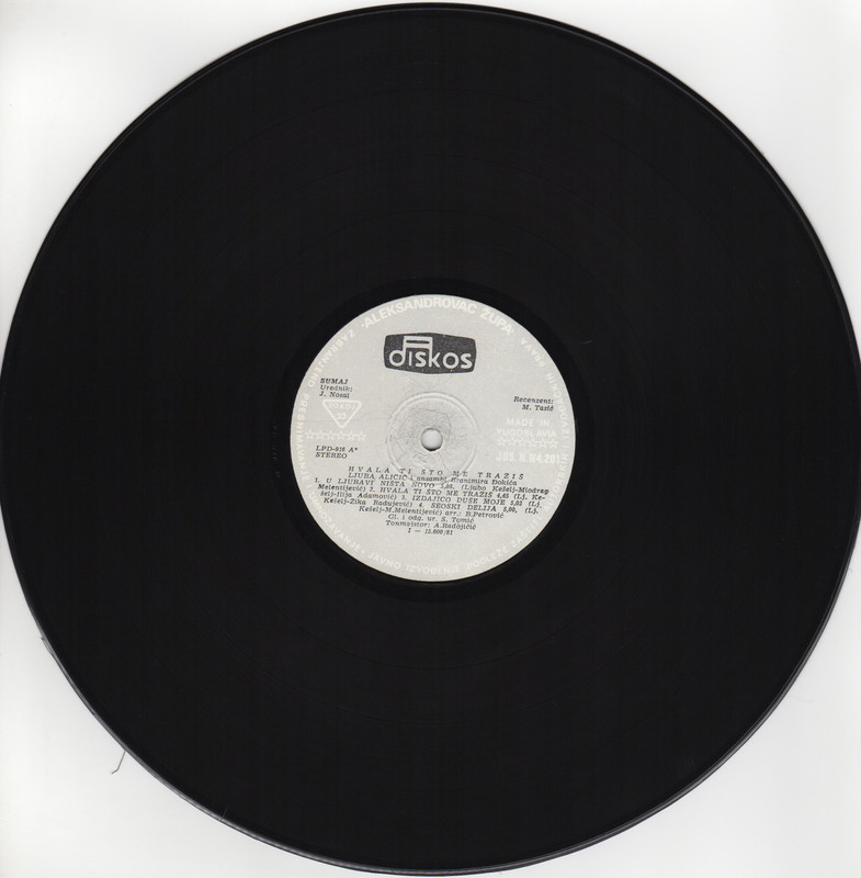 Ljuba Alicic 1981 lp - B