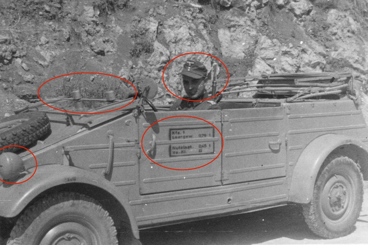 Orig. Foto VW 82 KÜBELWAGEN 1944