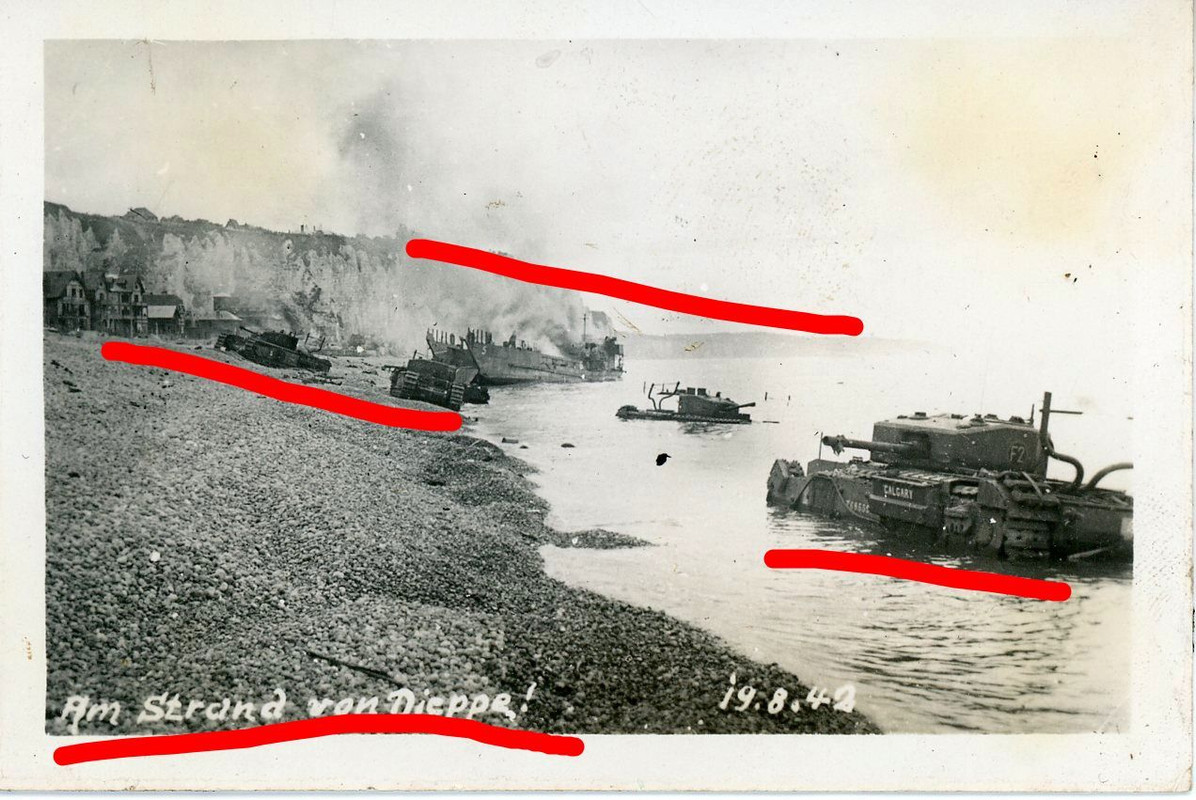 Kämpfe Operation Jubilee Dieppe Raid Panzer Tank