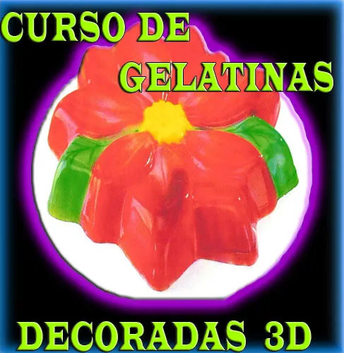 Curso gelatinas decoradas florales 3D gelatinas artísticas Manual Pdf