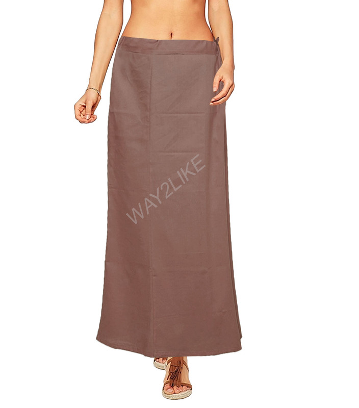 Cotton Women Petticoat Saree Underskirt Free Size Cotton Petticoat Olive  Green