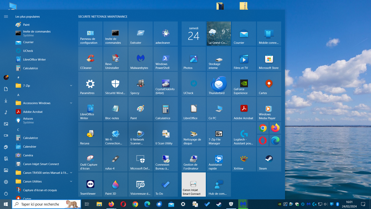 mon interface preferée
