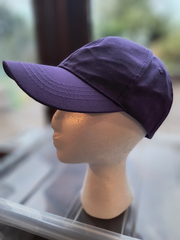 Purple Plain Cap