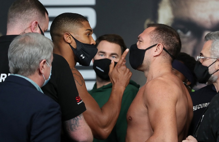 Джошуа показа неизлъчвани кадри от сблъсъка зад кулисите с Кубрат Пулев