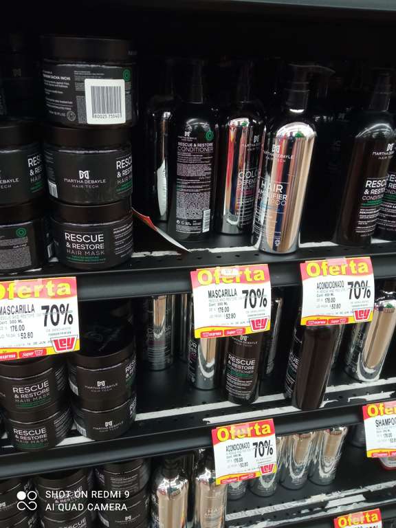Casa Ley: Hair mask, shampoo y acondicionador 
