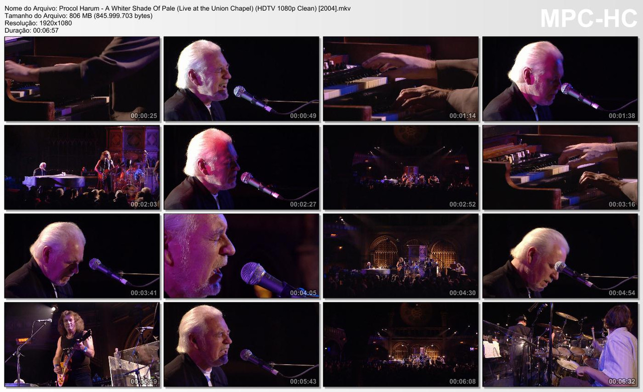 Procol Harum - A Whiter Shade Of Pale (Live at the Union Chapel) (HDTV 1080p Clean) [2004]