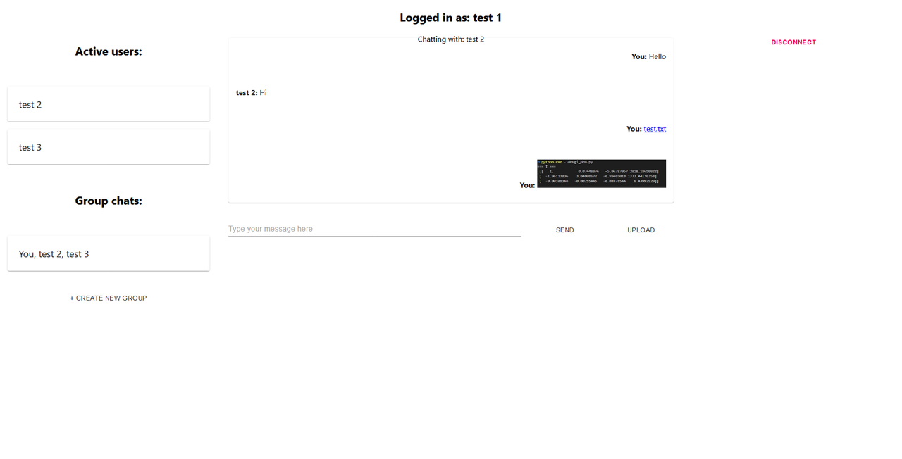Home page send attachments