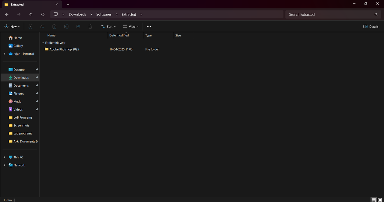 Installation wizard screenshot