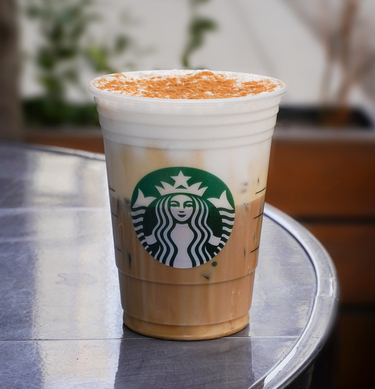 Commercial beverage photography of an iced coffee drink for a Chicago restaurant or cafe