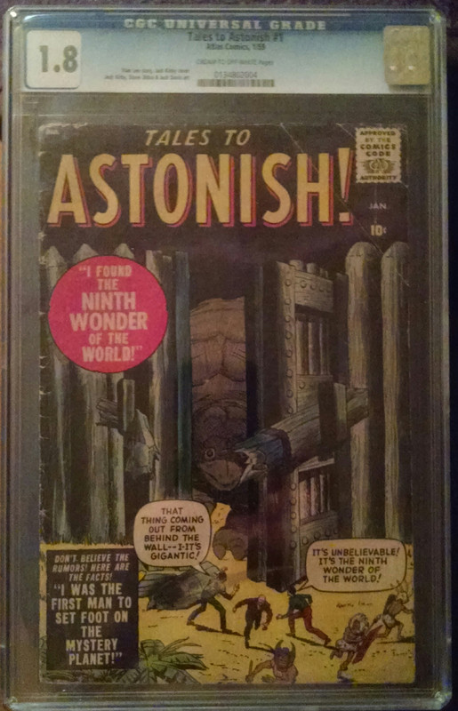 Tales To Astonish 1    CGC 1.8