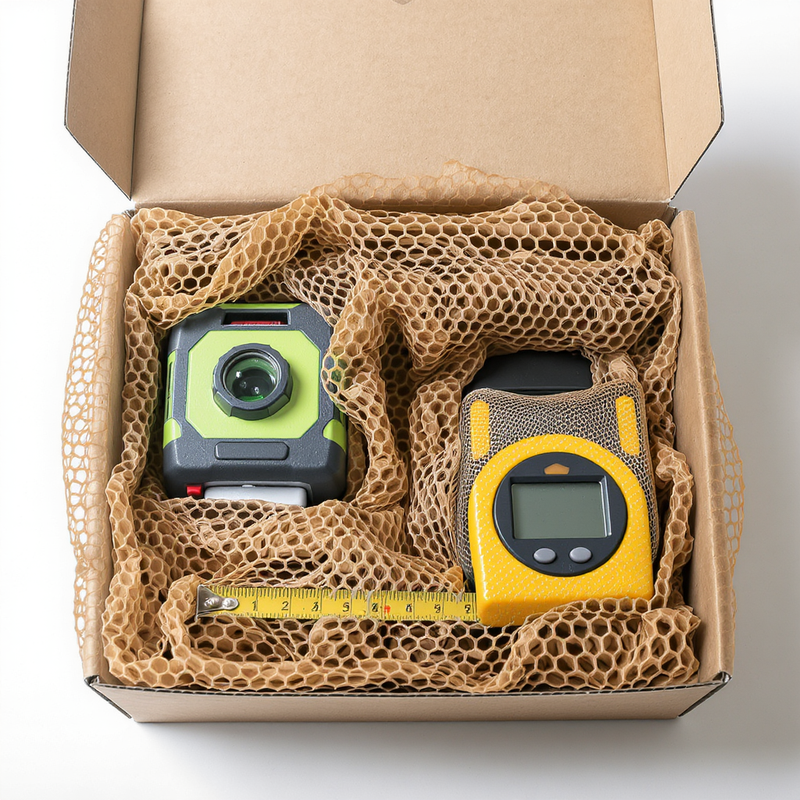 Безопасная доставка измерительных приборов почтой с сетчатой бумагой