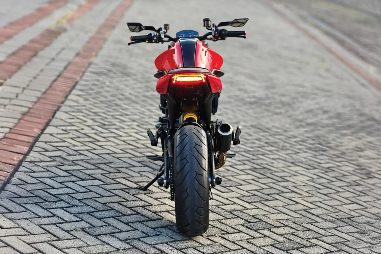 Ducati Monster tyre fitment context