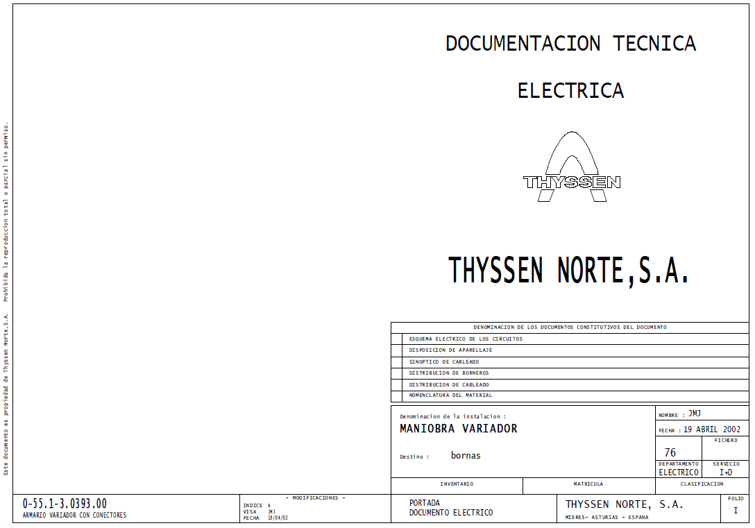 Maniobra escalera mecánica Thyssen