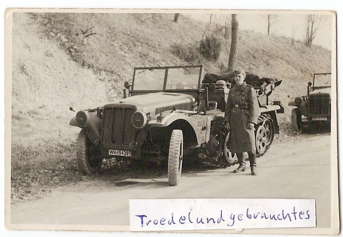ALTES FOTO MILITÄR 2 WK WEHRMACHT JEEP PKW FAHRZ