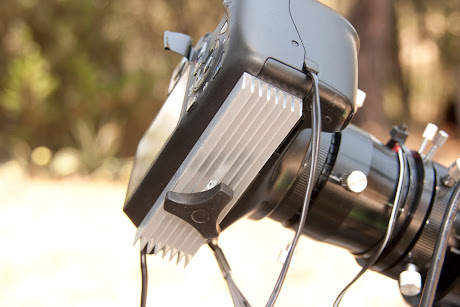 detalle de la c�mara con el brico realizado