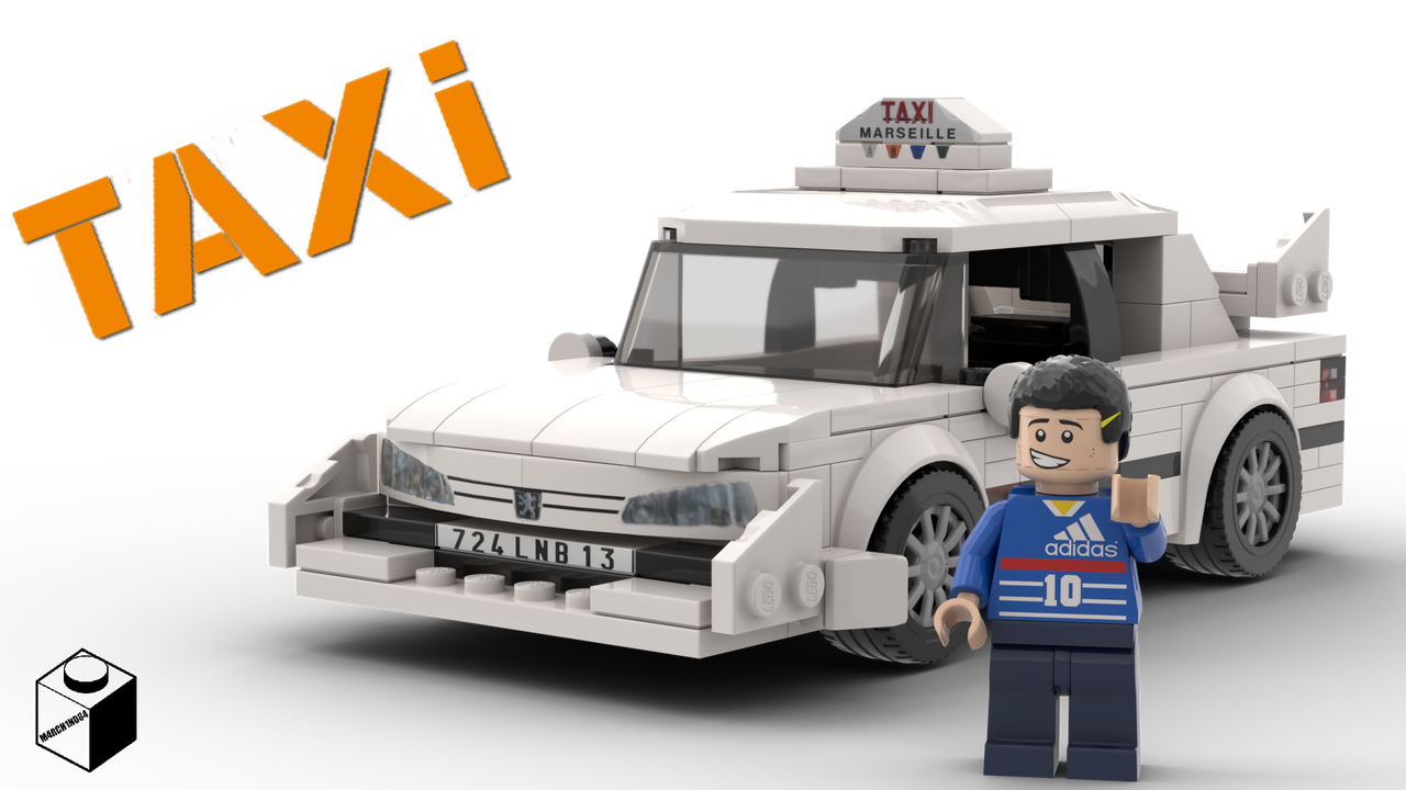 LEGO MOC Taxi by M4rchino84 | Rebrickable - Build with LEGO