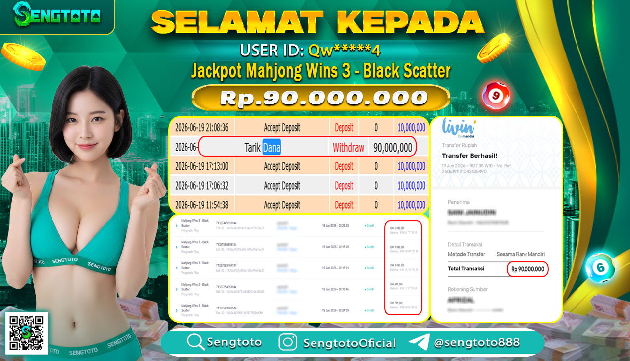 BUKTI PEMBAYARAN SLOT MAHJONG WINS 3- BLACK SCATTER