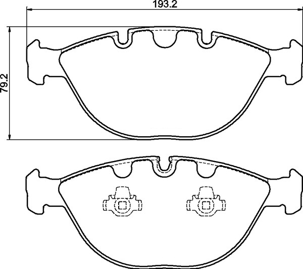 Ceramic Front Brake Pad Set Ceramic Front Brake Pad Set