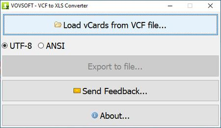 VovSoft VCF to XLS Converter 2.1 Multilingual Portable