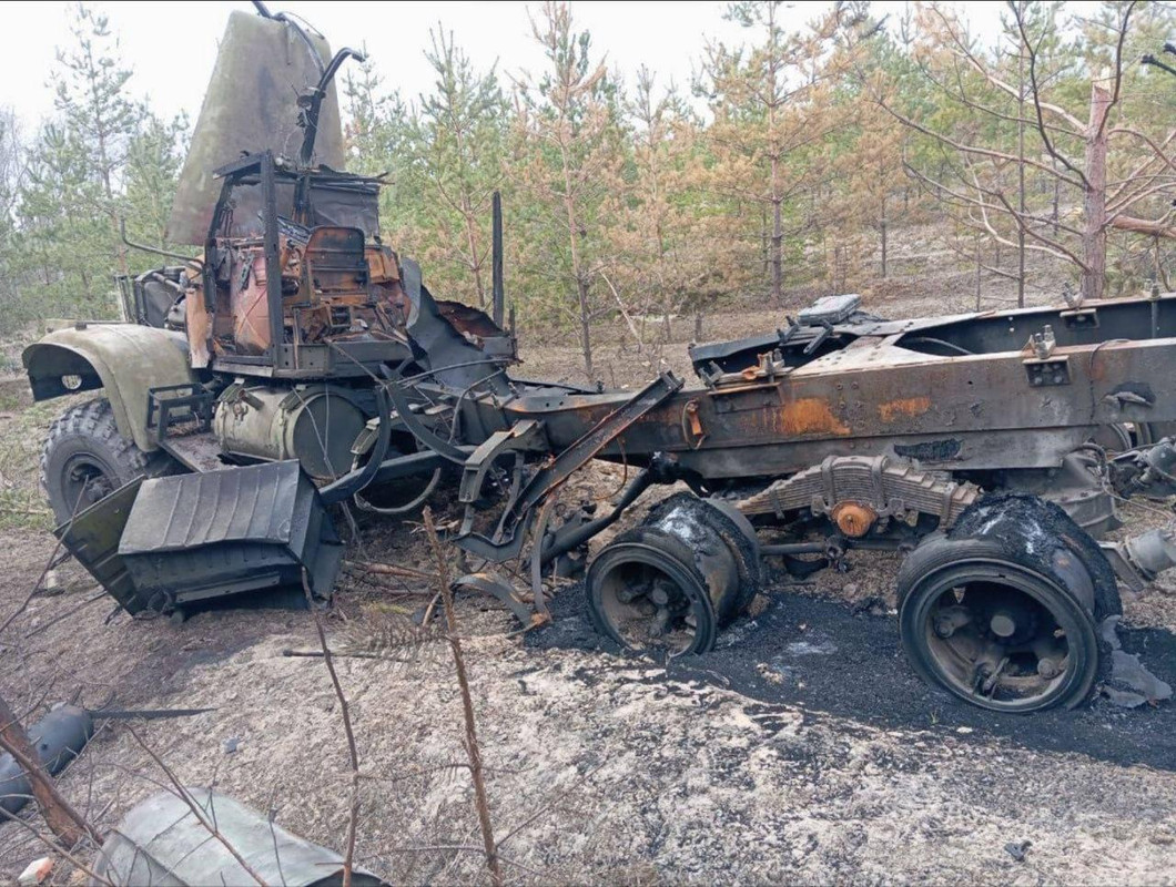 1022 KrAZ-255B tanker destr 03 03 24