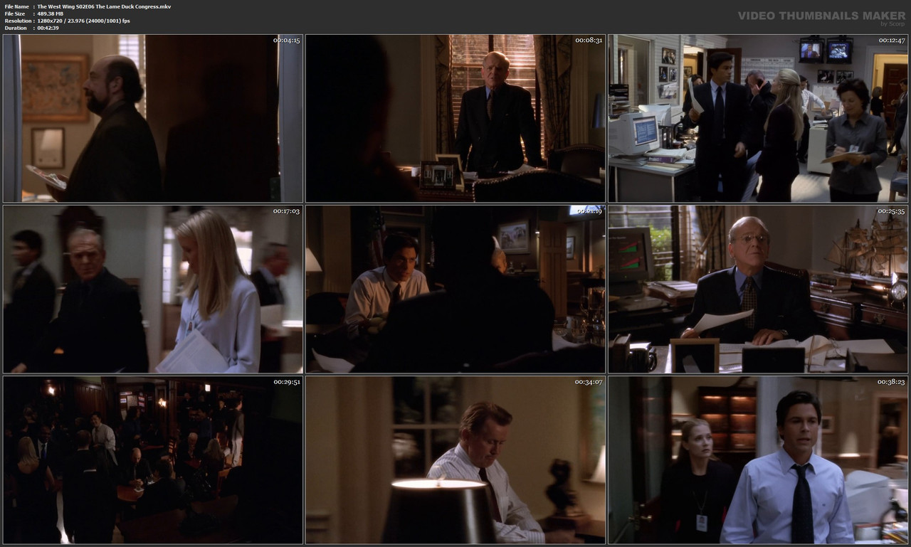 The West Wing S02E06 The Lame Duck Congress.mkv